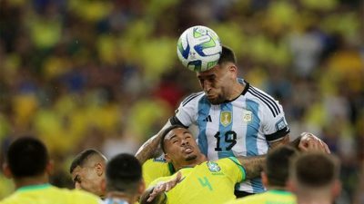 Argentina Tundukkan Brasil di Kandang Samba.